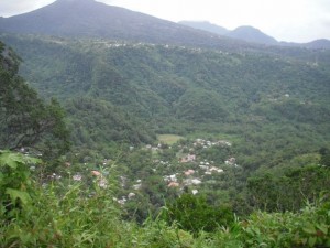 Dominica, a Caribbean Island surrounded by rainforests